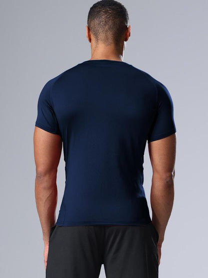 Round Neck Raglan Compression Shirt